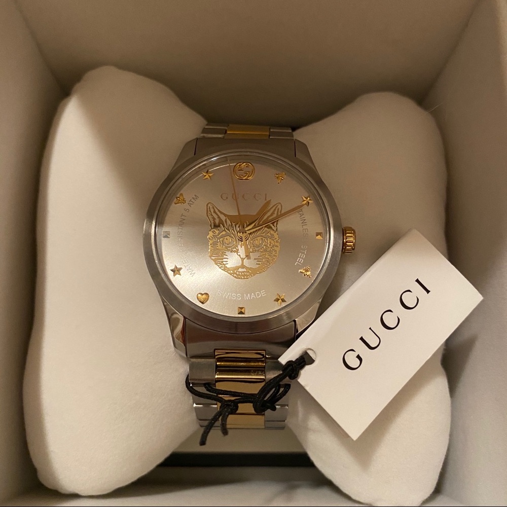Gucci Unisex Two-Tone Bracelet Watch